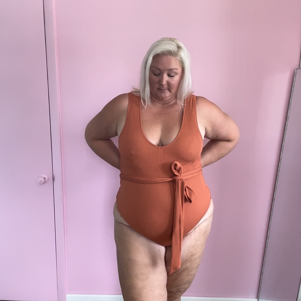 Toluca Swim orange one piece